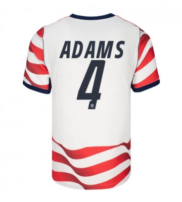 Förenta stater Tyler Adams #4 Replika Hemmatröja VM 2026 Kortärmad